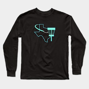 Texas Disc Golf - Motion Light Green Long Sleeve T-Shirt